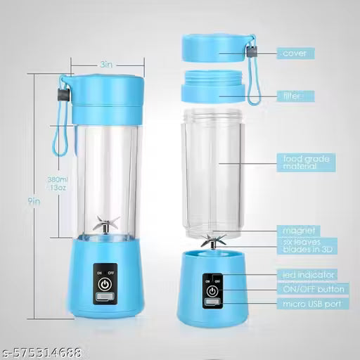 USB Rechargeable Mini Juicer Blender,