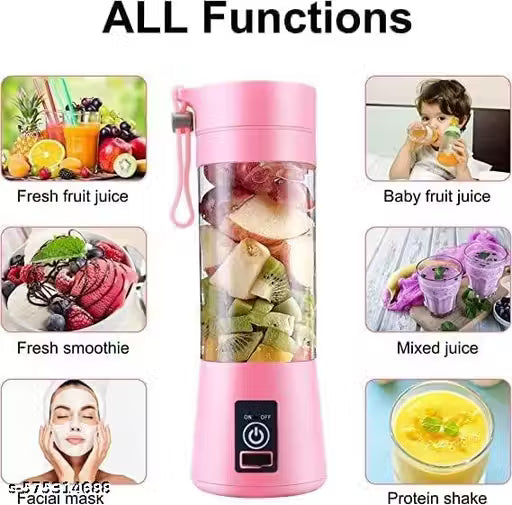 USB Rechargeable Mini Juicer Blender,